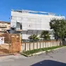 La palazzina in costruzione in viale Argine dei Moreri