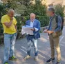 Il sopralluogo effettuato dai tecnici