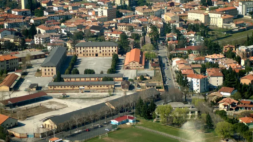 Una veduta dall'alto di Cormons
