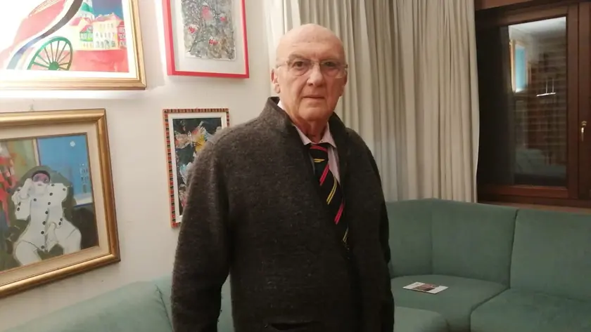Carlo Vespasiano, 87 anni, è stato anche sindaco di Tarvisio