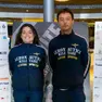 I velisti di Luna Rossa Maria Giubilei e Ganluigi Ugolini a "Movite". Foto Bonaventura