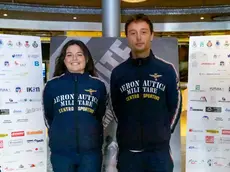 I velisti di Luna Rossa Maria Giubilei e Ganluigi Ugolini a "Movite". Foto Bonaventura