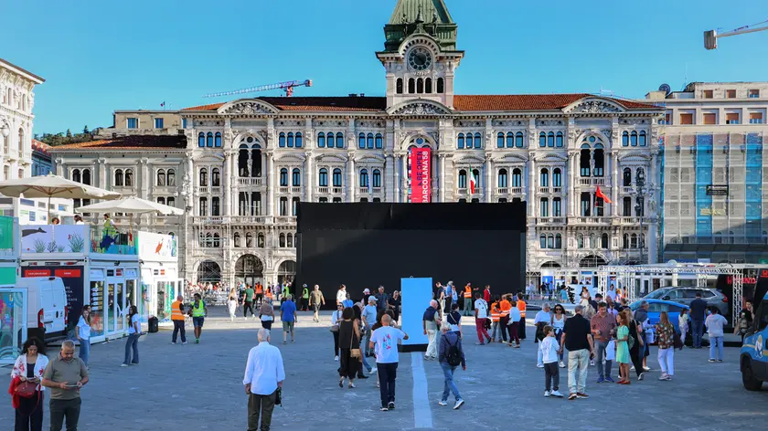 Piazza Unità, Villaggio Barcolana (foto Lasorte)