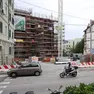 Il cantiere per la realizzazione del nuovo complesso immobiliare all’ex Maddalena (Foto Lasorte)