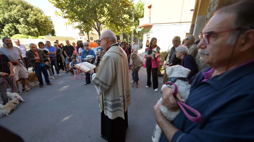 La benedizione (foto Bruni)