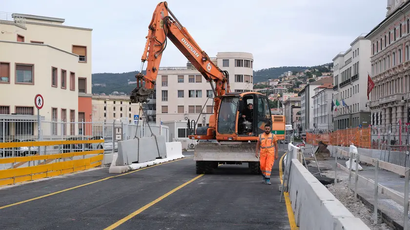 Il cantiere (foto Silvano)