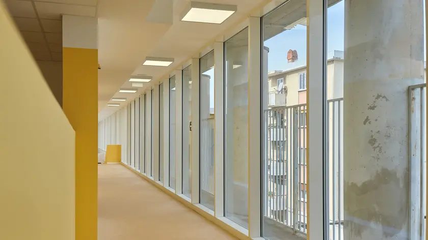 Una parte della scuola (foto Silvano)