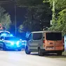 La polizia sul luogo dell'incidente. Foto Bonaventura