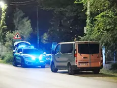 La polizia sul luogo dell'incidente. Foto Bonaventura
