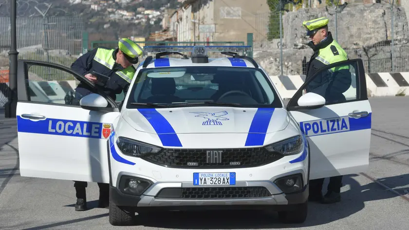 La polizia locale in una foto di archivio