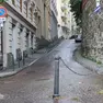 La zona di via Tigor in cui è avvenuta la rapina (Lasorte)