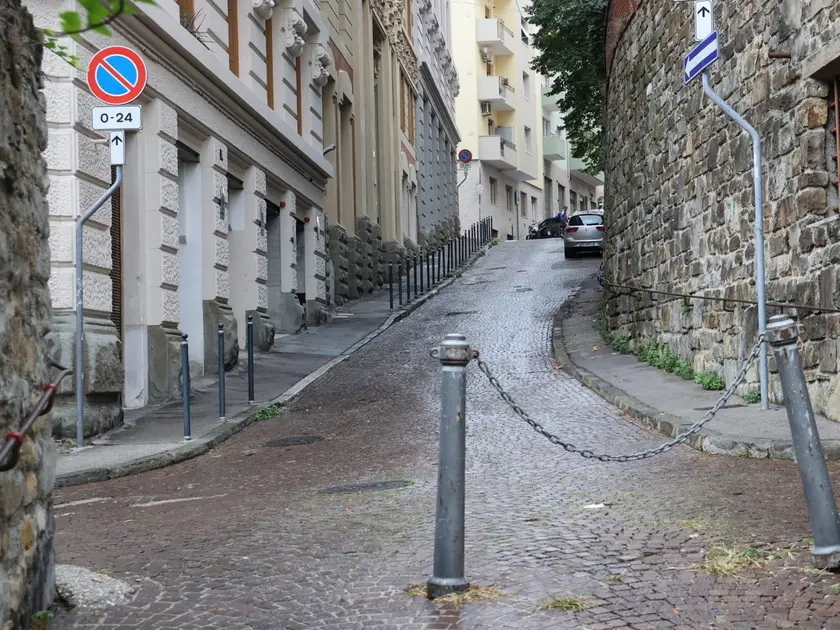 La zona di via Tigor in cui è avvenuta la rapina (Lasorte)