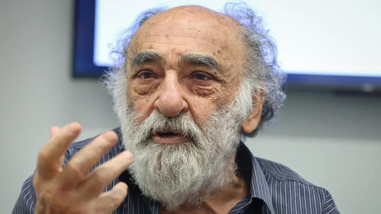 Alessandro Haber ospite al forum del Piccolo (fotoservizio Andrea Lasorte)