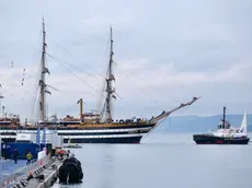 L'arrivo dell'Amerigo Vespucci a Trieste (Silvano)