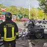 L’intervento dei Vigili del fuoco (foto Andrea Lasorte)