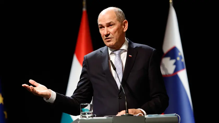 Il primo ministro sloveno Janez Jansa