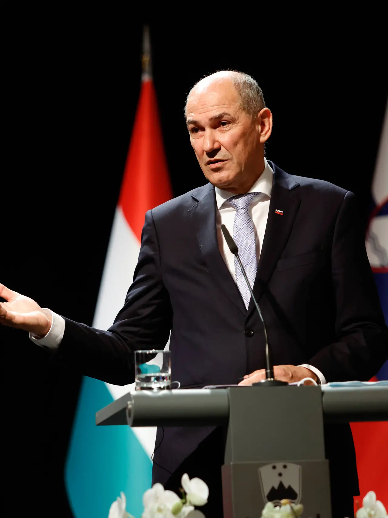 Il primo ministro sloveno Janez Jansa