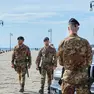 Militari sul Molo Audace dopo l’accoltellamento Foto Silvano