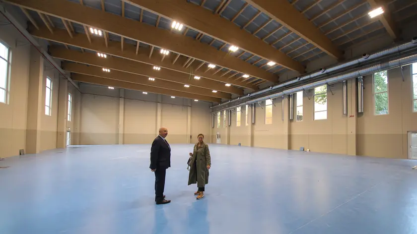 Dipiazza e Lodi nella palestra Foto Lasorte