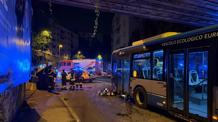 La scena dell'incidente