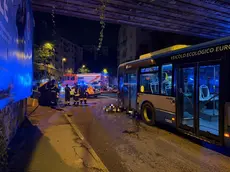 La scena dell'incidente