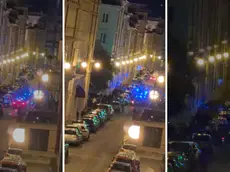 Alcune immagini della rissa a Trieste