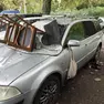 Una delle due auto