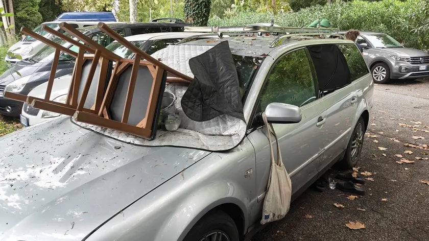 Una delle due auto