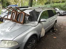 Una delle due auto