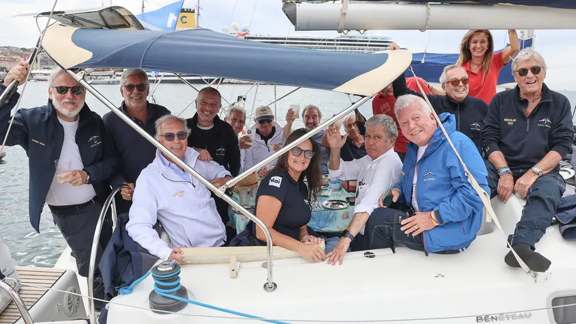 Alcuni degli equipaggi presenti alla Barcolana (Lasorte)