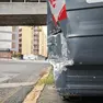 Il cassonetto colpito da Giuseppe Schembri. Foto Lasorte