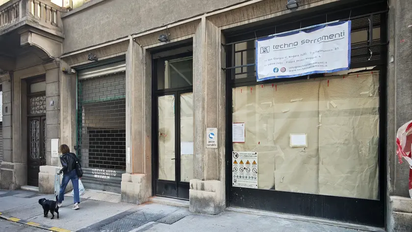 L’ex ufficio dell’Aci in via Fabio Severo 18 (foto Andrea Lasorte)