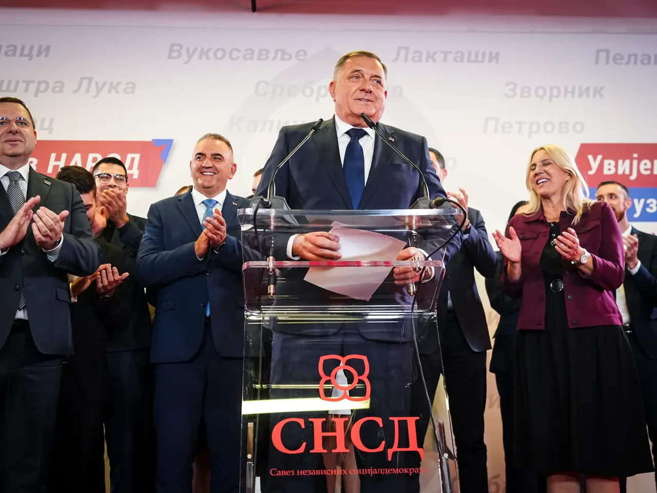L’ex presidente nazionalista e filorusso Milorad Dodik (foto Epa)