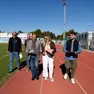 Sindaco, assessori e tecnici allo stadio Cosulich di Panzano