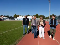 Sindaco, assessori e tecnici allo stadio Cosulich di Panzano