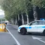 La polizia locale sul posto (Lasorte)