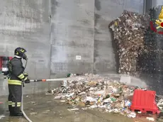L'intervento dei vigili del fuoco