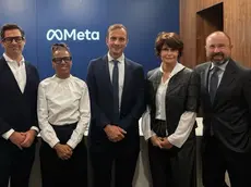 Brett Prescott, Maxine Williams, Massimiliano Fedriga, Alessia Rosolene e Giuseppe Pastorelli