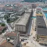 L’area di Porto Vecchio vista dall’alto Foto Silvano
