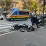 Lo scooter coinvolto nell'incidente
