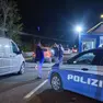 Posto di blocco della polizia di Stato a Rabuiese