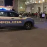 La polizia in piazza Verdi in una foto di archivio
