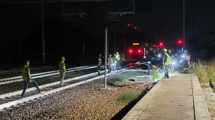 I soccorsi sul luogo dell'incidente