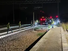 I soccorsi sul luogo dell'incidente