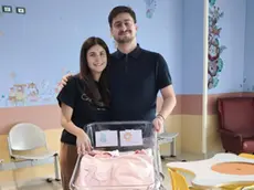 Maria e Giacomo con le piccole Beatrice e Rebecca