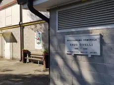 L'ingresso del bocciodromo Civelli (foto Bonaventura)
