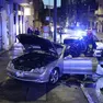 L'auto coinvolta nell'incidente (foto Lasorte)