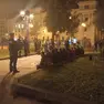 L'intervento di identificazione in piazza della Libertà