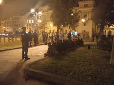 L'intervento di identificazione in piazza della Libertà