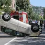 Un'incidente in viale Miramare in una foto di archivio (Lasorte)